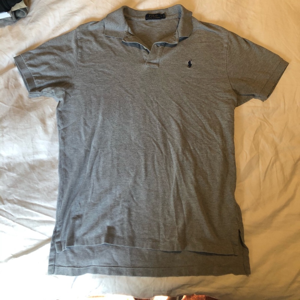 Ralph Lauren Grey Polo Short Sleeve